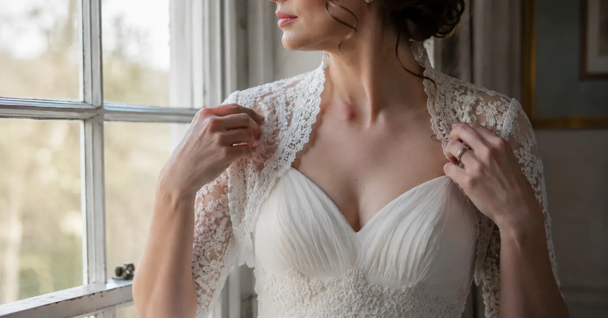 Stylish bridal cover ups for contemporary wedding dresses