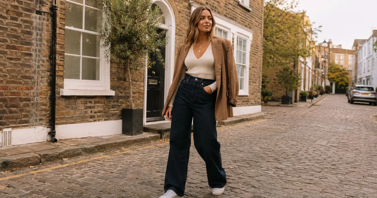 Trendy deep V-neck tops UK girls are obsessed with in 2026 fashion trends