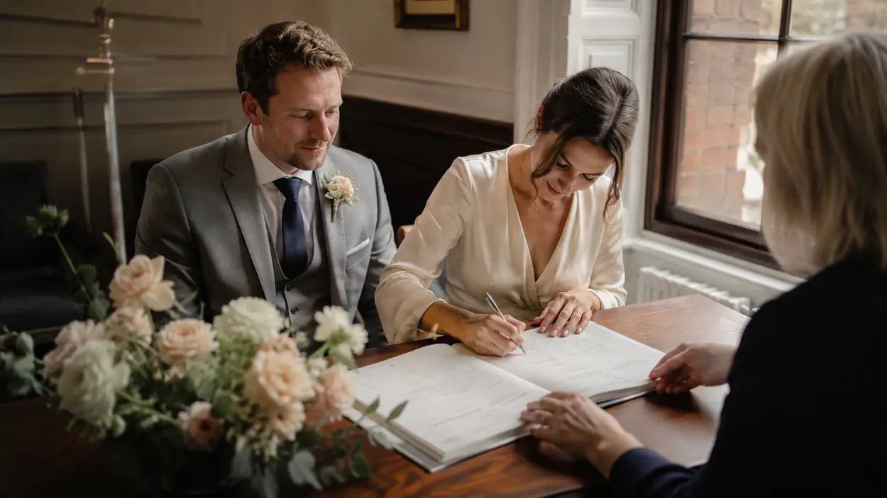 What is the process for getting married in the UK