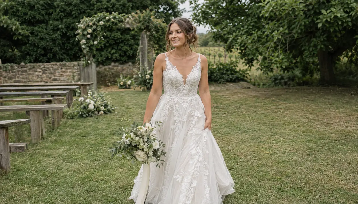 10 Boho Wedding Dress Ideas for Outdoor Weddings